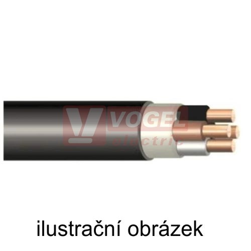 CYKY-O 5x4 mm2 kabel instalační, PVC černý (M,H,Č,Š,Č)
