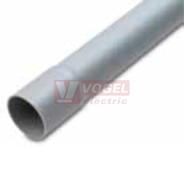 Trubka PLAST 20 VRM-TURBO 20 sv.šedá 3m, rozměr 17,4/20mm (RAL 7035)