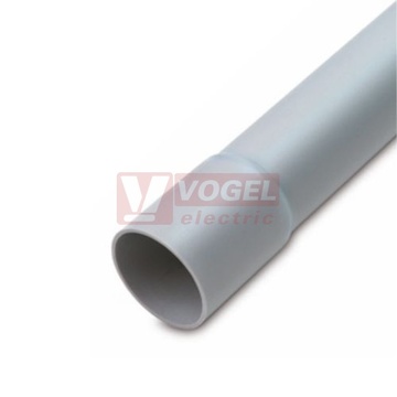 Trubka PLAST 50 VRM-TURBO 50 sv.šedá 3m (RAL 7035)