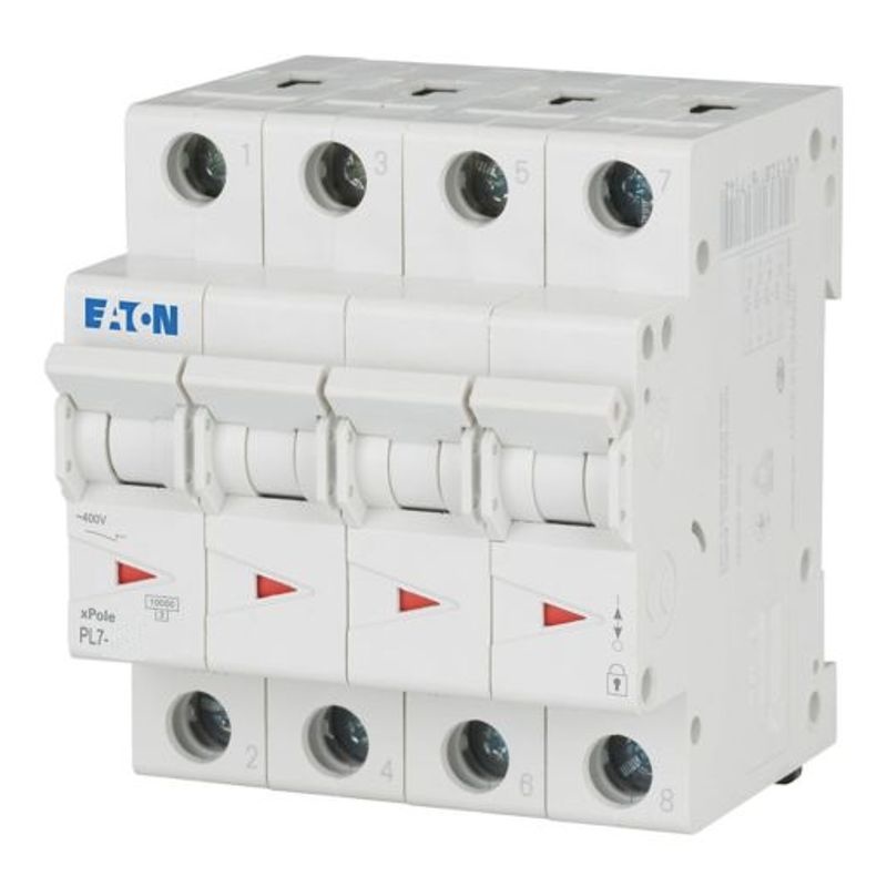 Jistič 4P 2,0A D PL7-D2/4 10kA Eaton (165201)
