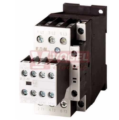 DILM32-32(RDC24) Výkonový stykač 32A/15kW AC-3, 45A AC-1, 3Z 2V, Uc=24V DC (277370)