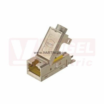 09140084720 Han-Mod RJ45 konektor RJ45, zakončení prostupu izolace preLink ® IDC, Z , 8pin, Cat.6A 500MHz, polyamid (PA) (AWG 23-22)