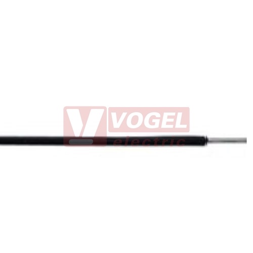 SiF 1x 2,5 SCHWARZ vodič silikonový, teplotně odolný -60° až +180°C, 300/500V, tř.lanění 5 (23701)