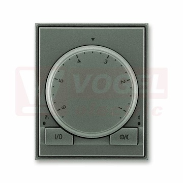 3292E-A10101 34 Termostat univerzální s otočným nastavením teploty (ovl. jednotka); antracitová - Element, Time (Arbo)