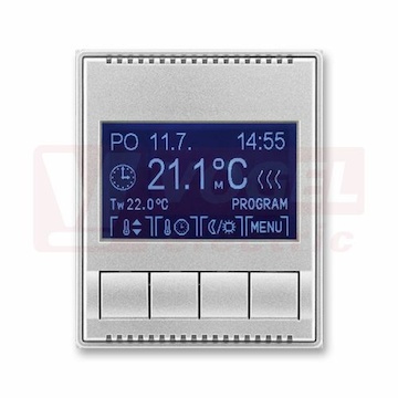 3292E-A10301 08 Termostat univerzální programovatelný (ovládací jednotka); titanová - Element, Time (Arbo)
