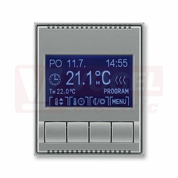 3292E-A10301 36 Termostat univerzální programovatelný (ovládací jednotka); ocelová - Element, Time (Arbo)