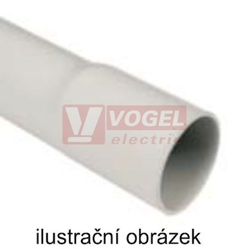Trubka PLAST 50 1550 KC, 320N, sv. šedá RAL 7035 (délka 2m)
