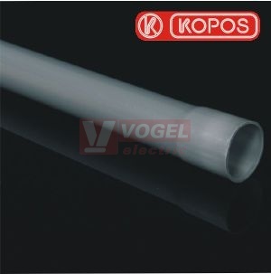 Trubka PLAST 25 4025 LA, 750N, tm.šedá (délka 3m) d/D 21,4/25mm