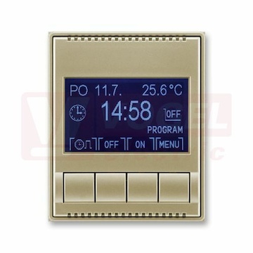 3292E-A20301 33 Hodiny spínací programovatelné (ovládací jednotka); šampaňská - Element, Time (Arbo)