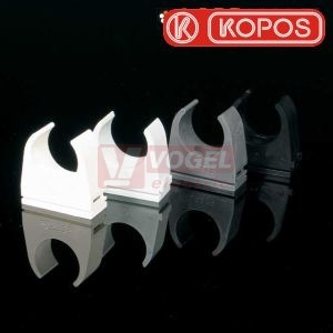 Příchytka PLAST 25 5325HF KB, sv. šedá RAL7035, pro trubku 1525HF KA, bezhalogenová