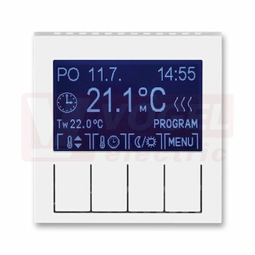 3292H-A10301 03 Termostat univerzální programovatelný (ovládací jednotka); bílá/bílá - Levit, Levit M