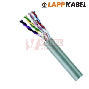 Unitronic LiYY (tp) 4x2x0,50mm2 kabel datový párový s barevným značením žil podle DIN 47100, plášť PVC šedý RAL7032 (35172)
