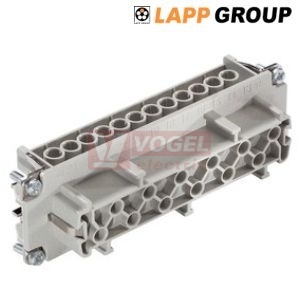 Konektor 24pin Z 16A/500V H-BE24 BS šroubový č.1-24 (10197000)