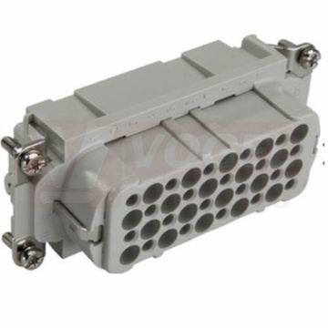Konektor 40pin Z 10A/250V krimpovací připojení 0,14-2,5mm2, č.1-40, (lisované kontakty) H-D 40 BCG (11266000)