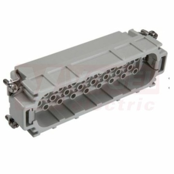 Konektor 64pin V 10A/250V krimpovací připojení 0,14-2,5mm2, č.1-64, (soustružené kontakty) H-D 64 SCM (11272000)
