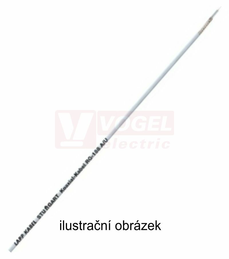 Kabel koaxiální RG 178 B/U, plášť FEP černý, impedance 50 Ohm (2170002)