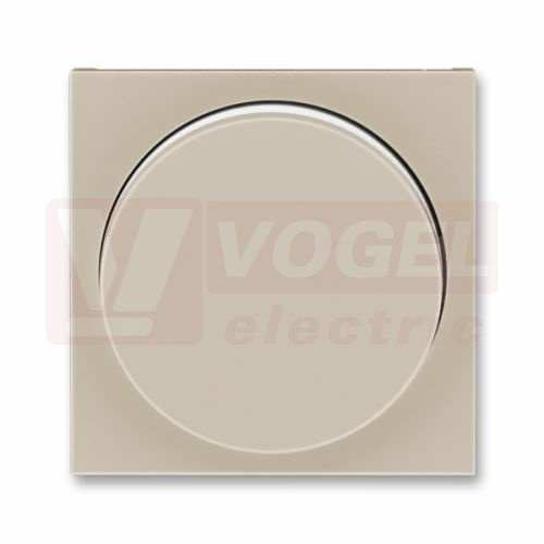 3294H-A00123 18 Kryt stmívače s otočným ovladačem, s upevňovací maticí; macchiato/bílá - Levit, Levit M
