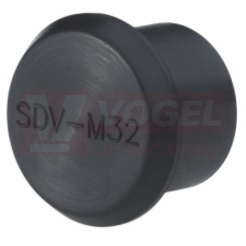 PM 20x1,5 ucpávka SKINTOP SDVR-M ATEX černá, materiál CR, do výbušného prostředí, vysoké krytí, trvalé a bezpečné utěsnění, kulatá hlava 5mm (54113023)