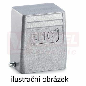 Kryt vel. 6 1-třm., kabelový, úhlový, vysoké provedení, kabel.vstup M25, H-B 6 TSH M25 (79022200)