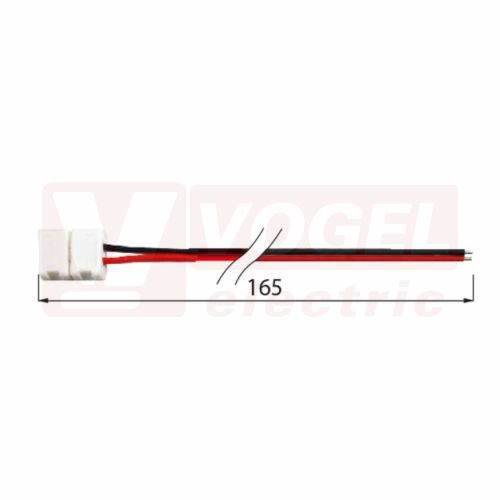 Připojovací konektor jednobarevných LED pásků šíře 10 mm, 2 piny (112.003.21.2)