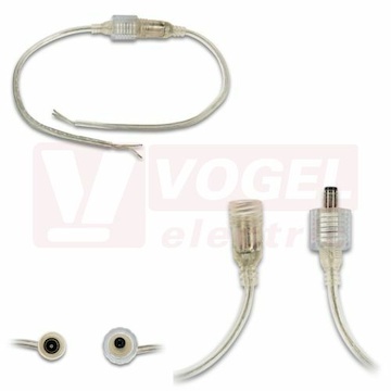Propojovací konektor pro jednobarevné LED pásky, IP68, volné konce (sada) (112.007.21.0)