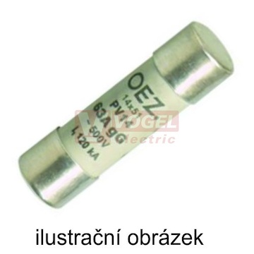 Pojistka 14x51 25A aM PV14 500V AC/250V DC