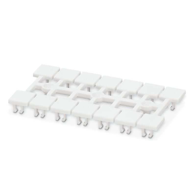 UM3-TM (8X8) Značkovače pro svorky, bílý, nepotištěný, jedna karta 14 štítků, popis.pole š 8mm x v 8mm (0830929)