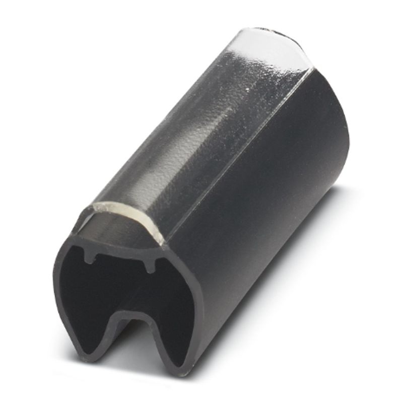 PATG HF 3/18 Nosiče označení vodiče, nasouvací, transparentní, pro štítek 4x18mm, průměr vodiče 4-7mm, materiál PVC V0 šedý (1014059)