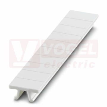ZB 5 označovací štítky, bez potisku, bílé, montáž nacvaknutím, š 5,2mm, popis.pole 5,1x10,5mm (1 balení = 10 kusů) (1050004)