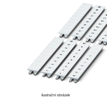 ZB 5,LGS:SYMBOLE L3 označovací štítky, potisk symbol "L3", bílé, montáž nacvaknutím, š 5,2mm, popis.pole 5,15x10,5mm (1 balení = 10 pásků) (1050091:L3)