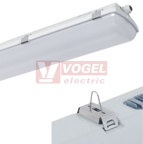 FUTURA 2.5ft MAX PCc Al 11000/840 svítidlo průmyslové do extrémních teplot s modulem LED 2x5500 lm, spektrum 840RJ,AIchladič, s nerez. klipy(79810)