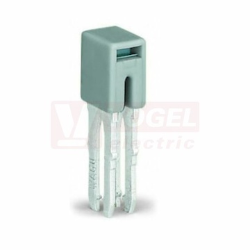283-402 propojovací můstek, 2-nás., šedý, izolovaný, š=12mm, v=13mm WAGO