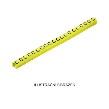CLI O 20-3 GE/SW G MP CableLine, návlečka na kabely a vodiče, s potiskem "G", žluto-černá, š/v 5,5x3mm, pro vodiče s průřezem 1,5-3mm2, průměr 3-4mm, PVC, měkké, bez kadmia, MultiPack (0648101649)