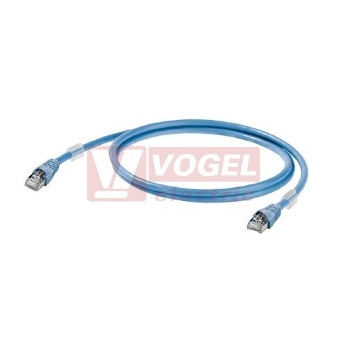 IE-C6FP8LB0100M40M40-B Patch kabel Cat.6 S/FTP, konektory RJ45/RJ45, IP20, modrý, délka 10m (1165900100)