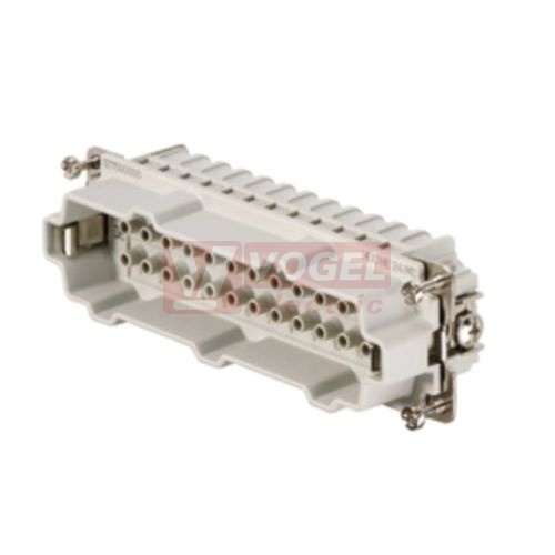 Konektor 24pin V 16A/500V HDC HE 24 MC, krimpovací (1211500000)