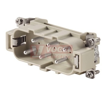 Konektor 6pin+PE V 35A/400V HDC HSB 6 MS, šroubový, č.1-6 (1498700000)