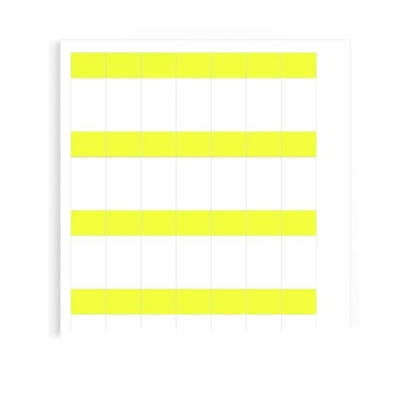 LM WriteOn 25,4x57 GE LaserMark, samolepící štítky ke značení vodičů a kabelů, žlutý, š/v 57x25,4mm, popis.pole 25,4x18mm, průřez vodiče 25-120mm2 (1768390000)