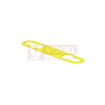 WM 2/12 3,5-5,0 MM GE MultiMark, návlečka na vodiče, v/š 23x6,4mm, žlutá, pro průřez 2,5-4,0mm2, materiál Polyester (2006290000)