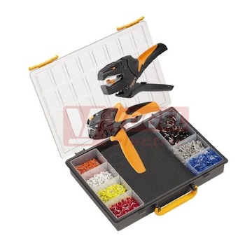 CRIMP-SET PZ 6 ROTO sada nářadí: PZ6 Roto L kleště na lisování durinek, Stripax kleště odizolovávací, kufřík s iz.dutinkami 0,5-6mm2 (9028680000)