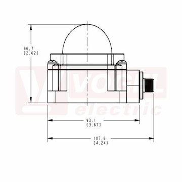 K80LGXXPQ EZ light K80F, světelná signalizace, barva ZE 18-30V DC, tělo žluté, plochá montáž, zapojení PNP, rozměr d107,6xv80,9xš66,7mm, připojení M12/5pin, IP67 (3078647)