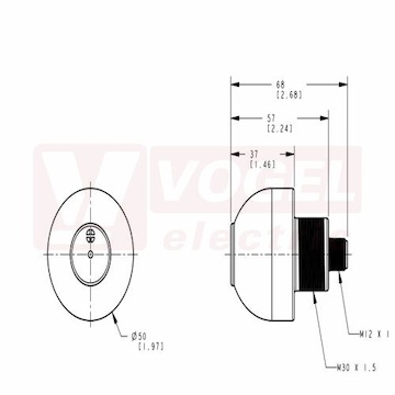 K50LGRA1YNQ EZ-light K50L, světelná signalizace, barvy ZE, RU se zvuk.signálem (stálý tón), 18-30V DC, zapojení NPN, rozměr pr.50xv68mm, mon.závit M30x1,5mm, připojení M12/5pin, IP50 (3078839)