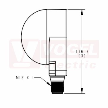K50FLGRY2NQ EZ-light K50FL, světelná signalizace, barvy ZE, RU, ŽL, 18-30V DC, plochá montáž, zapojení NPN, rozměr pr.50xv76xš44,6mm, připojení M12/4pin, IP67/69 (3083444)