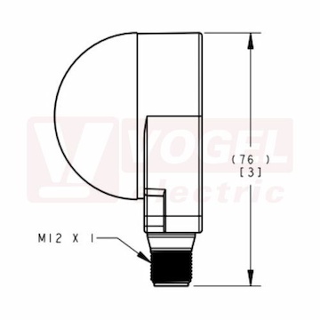 K50FAPFF100GRYC4Q EZ-light K50, světelná signalizace, barvy ZE, RU, 12-30V DC, plochá montáž, rozsah 100mm, zapojení PNP, rozměr pr.50xv76xš44,6mm, připojení M12/5pin, IP67/69 (3091234)