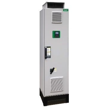 ATV950C31N4F Frekvenční měnič 315 kW, In = 590 A, 3 x 380 až 440 V, IP 54, třída 3C3 a 3S3, EMC filtr C3, vstupní odpínač, vstupní a motorová tlumivka, rychlé polovodičové pojistky, bez brzdného modulu, sam. stojící
