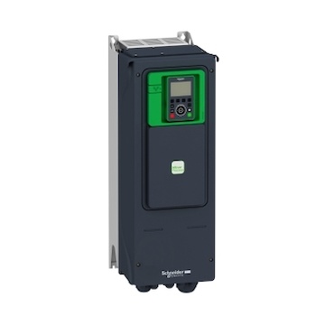 ATV950D11N4 Frekvenční měnič 11 kW, In = 23,5 A, 3 x 380 až 480 V, IP 55, třída 3C3 a 3S3, EMC filtr C2, s DC tlumivkou a brzdným modulem, nástěnný