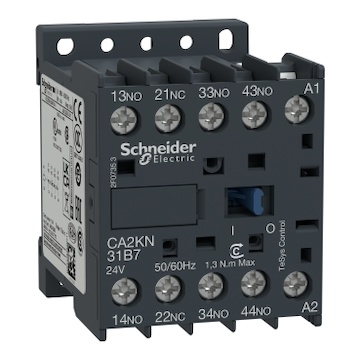 CA2KN31F7 Ministykač pomocný 3"Z"+1"V" 110V 50/60Hz