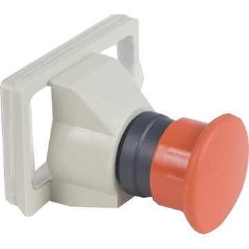 GV2K011 Hlavice ovladací hřibová STOP, rudá pr.40mm, bez aretace, IP55 (pro skříňky GV2MCxx)