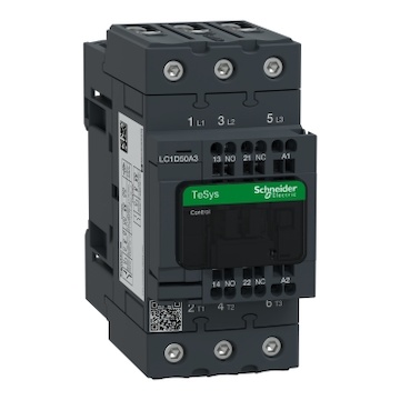 LC1D50A3E7 3P Everlink stykač AC3 440V 50A pružinové sv. cívky 48V AC 50/60Hz