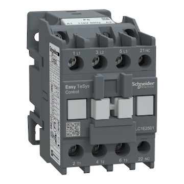 LC1E2501F5 3P stykač TeSys E 1V 11KW 110V AC