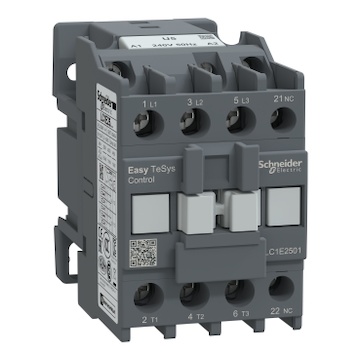 LC1E2501U5 3P stykač TeSys E 1V 11KW 240V AC